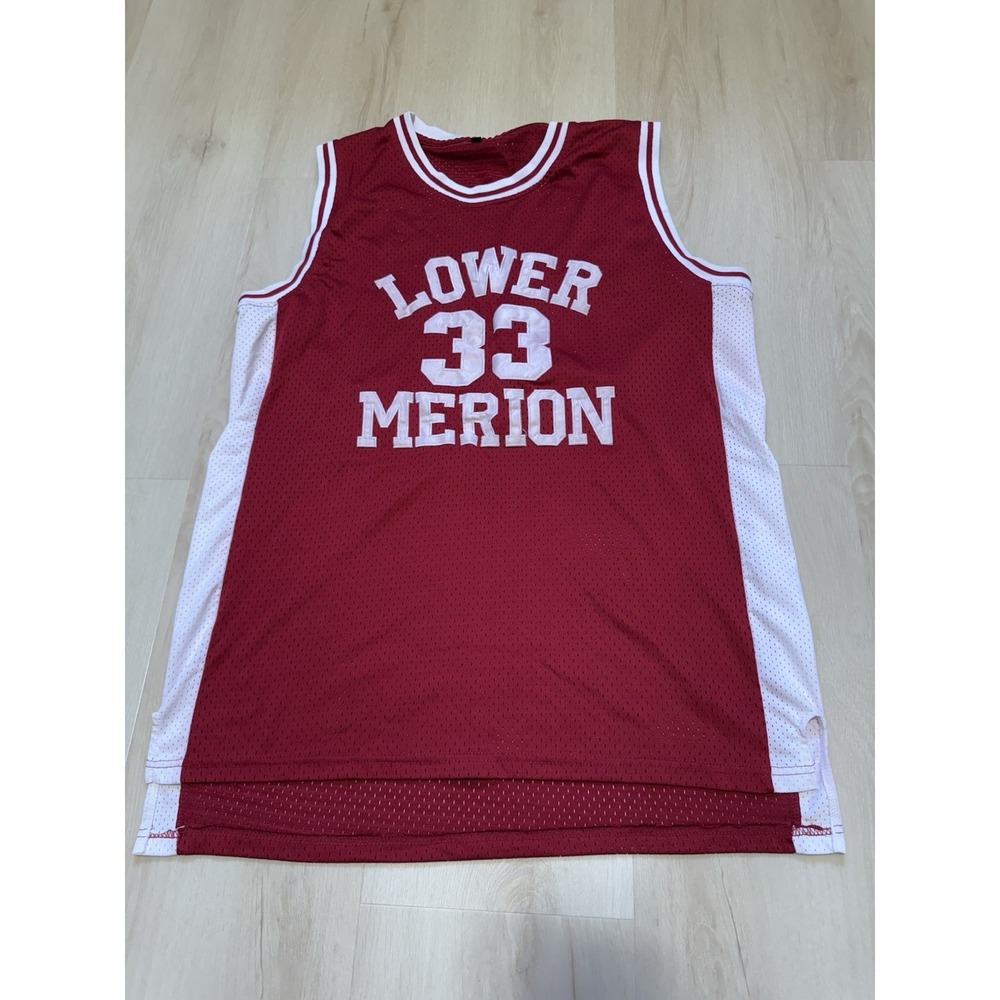 Kobe Bryant Jersey #33 Lower Merion Basketball Jersey Retro High School Men's XL